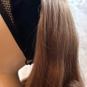 Vintage 100% Human Hair Fall from the 1970's -#10 Light  Brown  NEW with tags